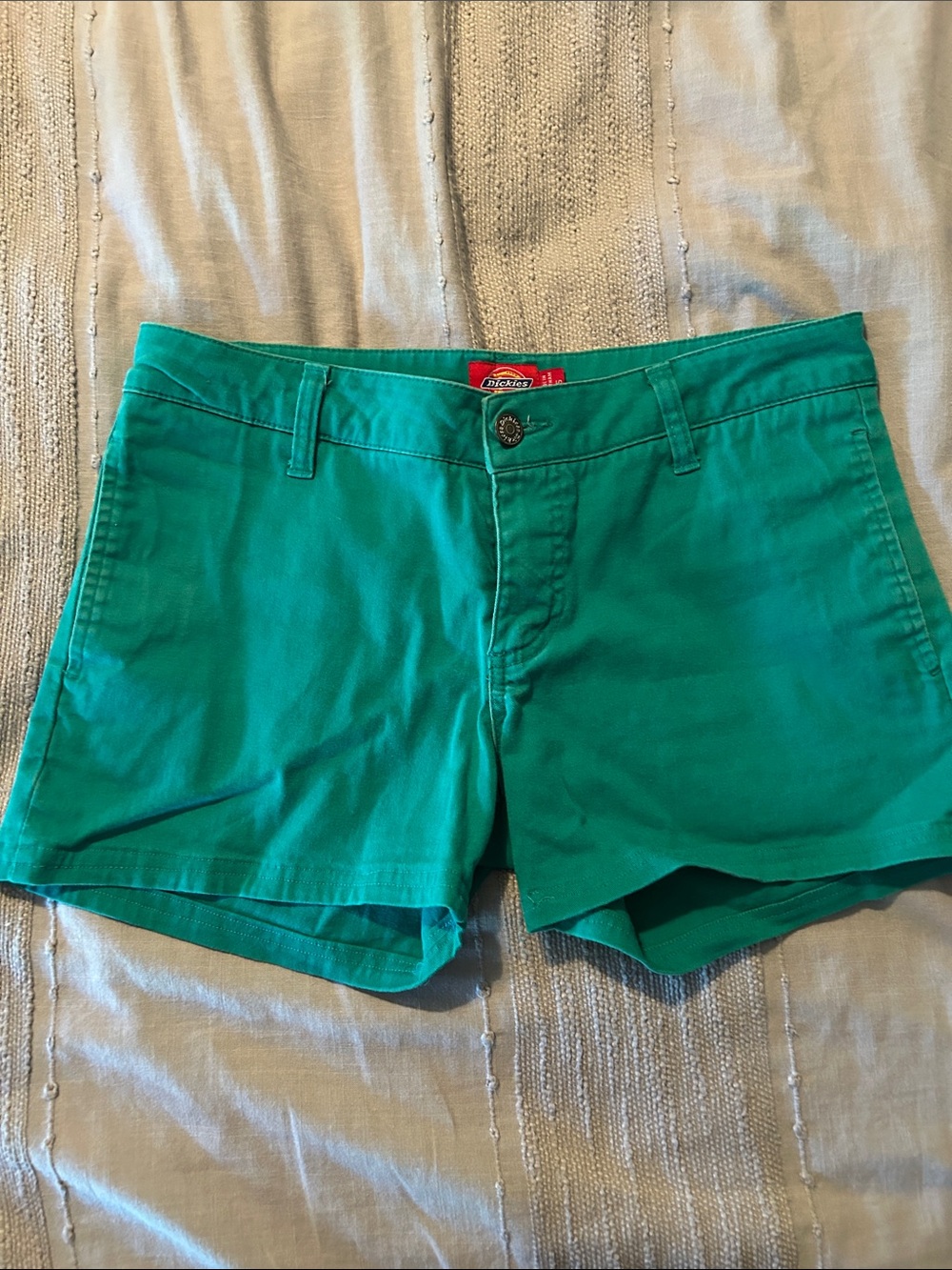 Dickies Women's Teal green Shorts size 5